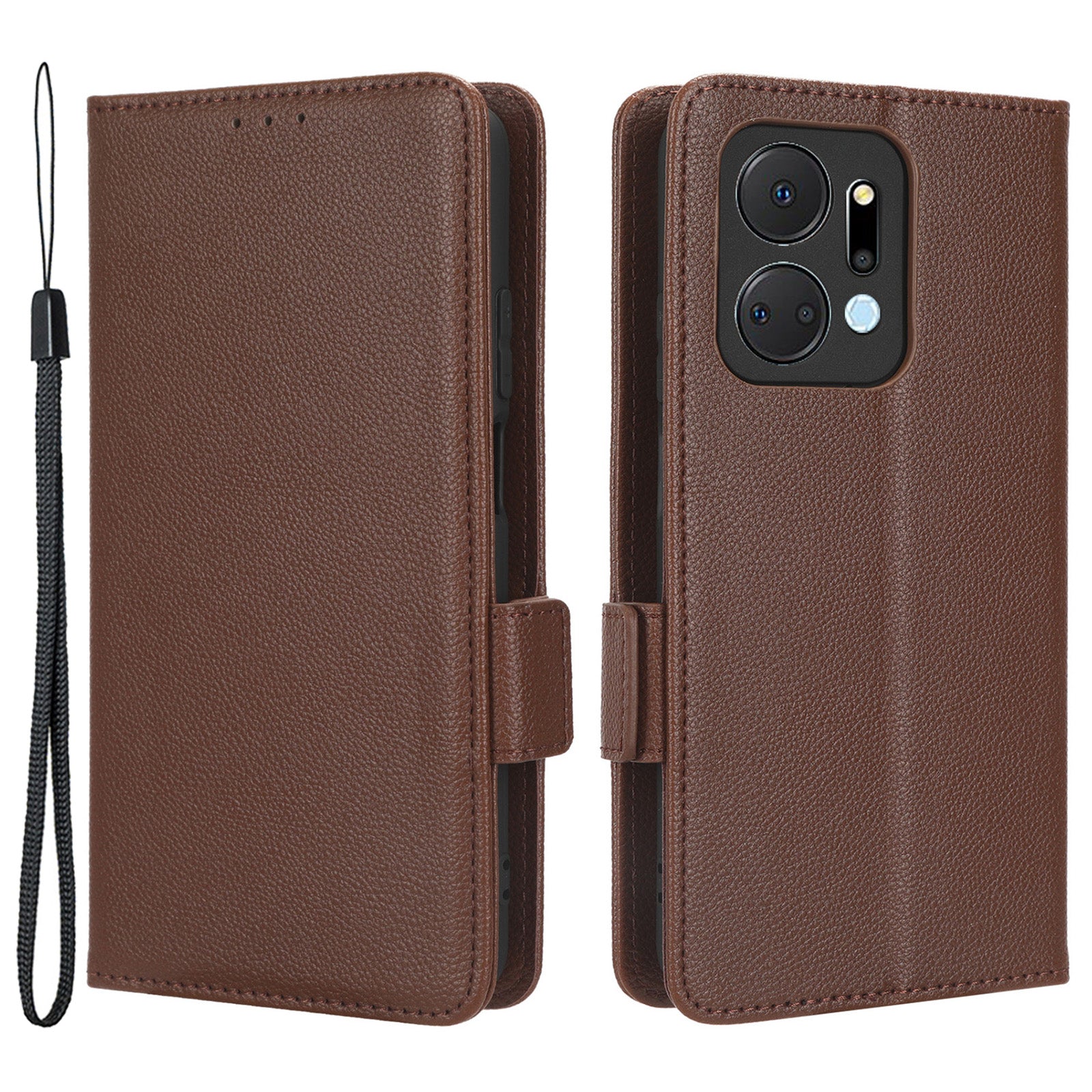 Leather Cell Phone Cover For Honor X7a 5G Play7T 5G Wallet Stand Litchi Texture Shockproof Flip Phone Case Leather Cell Phone Cover For Honor X7a 5G Play7T 5G Wallet Stand Litchi Texture Shockproof Flip Phone Case
